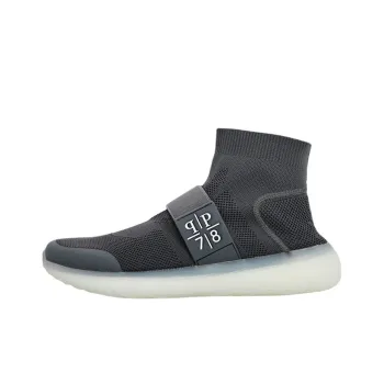 PHILIPP PLEIN Casual Shoes Men High-Top Black/Gray