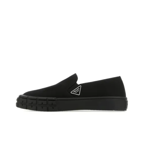 PRADA Skateboard Shoes Women's Black
