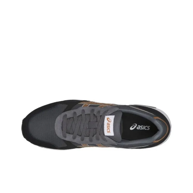 Asics Lyte-Trainer Running Shoes Men Low-Top Gray/Orange-3