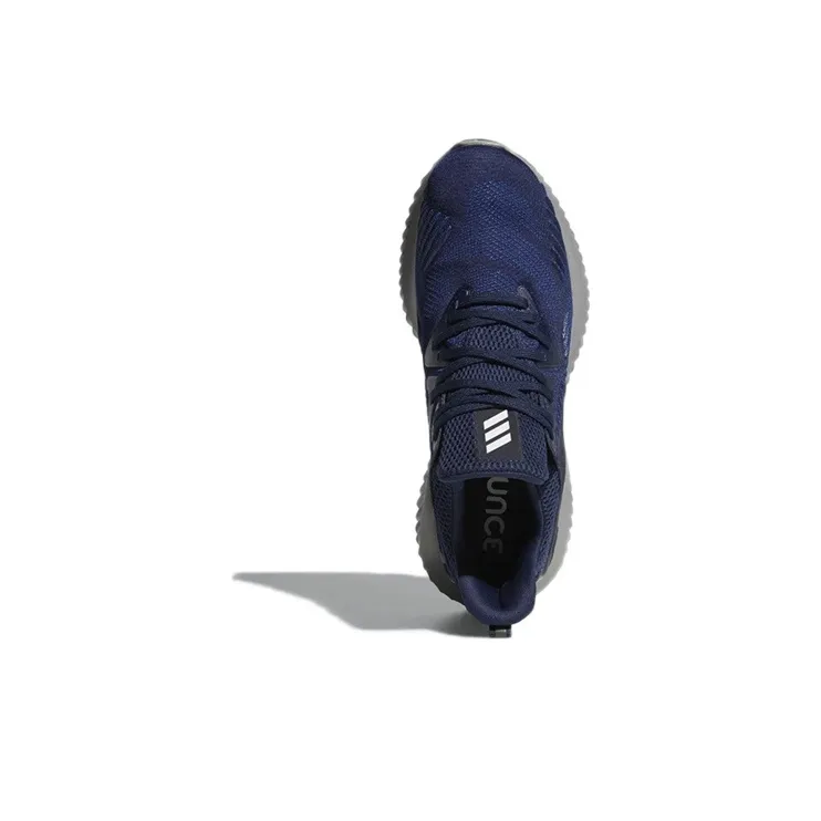Adidas AlphaBounce Beyond Homme Slip Resistant Breathable Low Top Running Shoes Unisex Dark Blue-4