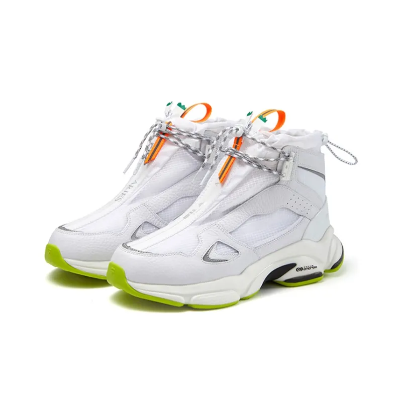 Aries x FILA FUSION High Top Casual Shoes Men's FILA White-2