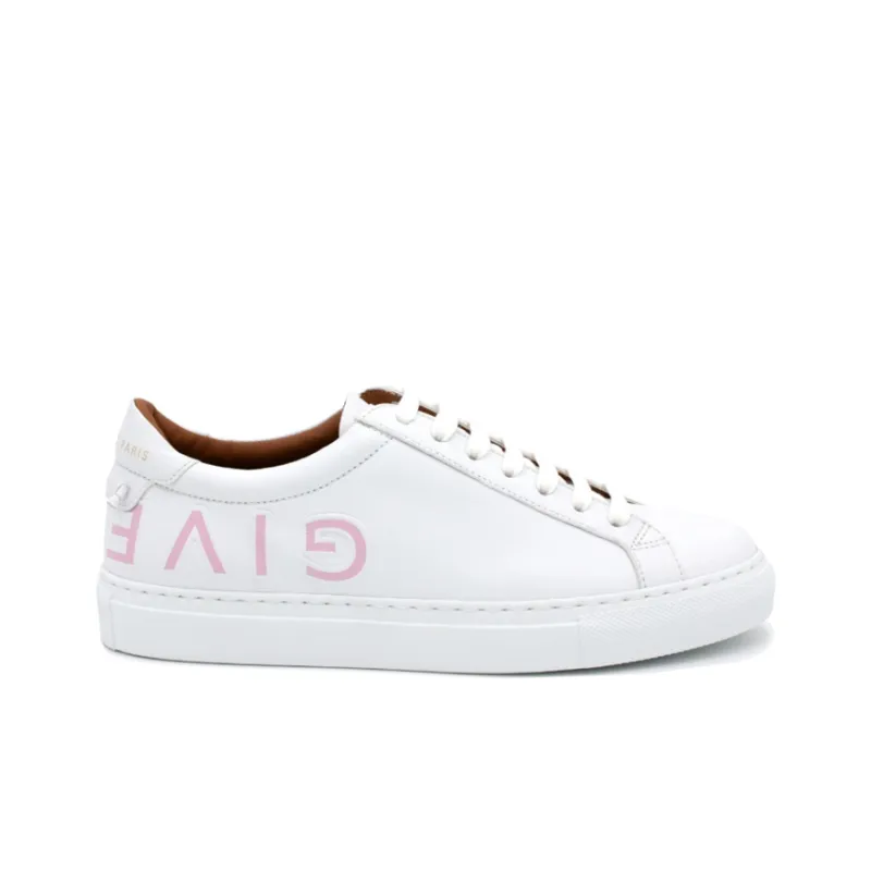 Givenchy Low Top Skateboard Shoes Women's White Pink-2