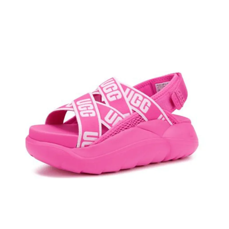 UGG La Series Open Toe Sandals Pink Women's-2