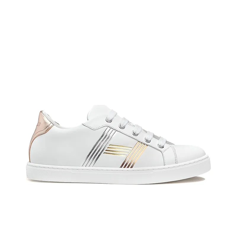 HERMES Avantage Low-Top Skateboard Shoes Women's White-1