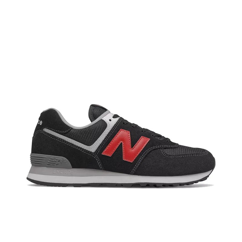 New Balance 574 Black Red White-1