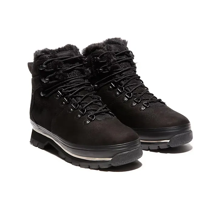 Timberland Cushioning Anti-Slip Wear-Resistant And Supportive Warmth Coverage High-Top Outdoor Shoes Women's Black-2