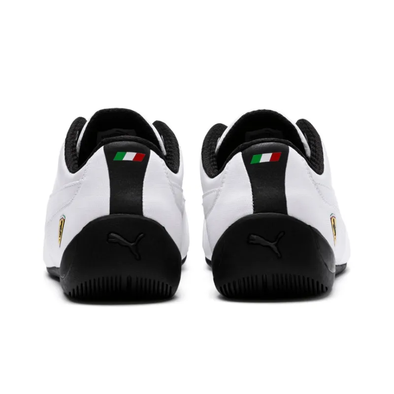PUMA Ferrari Drift Cat 7 Anti-Slip Wear-Resistant Low-Top Running Shoes Men's White-2