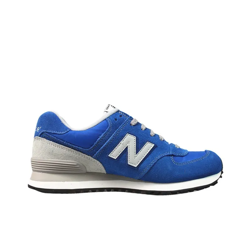 New Balance NB 574 Cushioned Slip-Resistant Abrasion-Resistant Breathable Low-Top Casual Running Shoes Unisex Aqua Blue-1