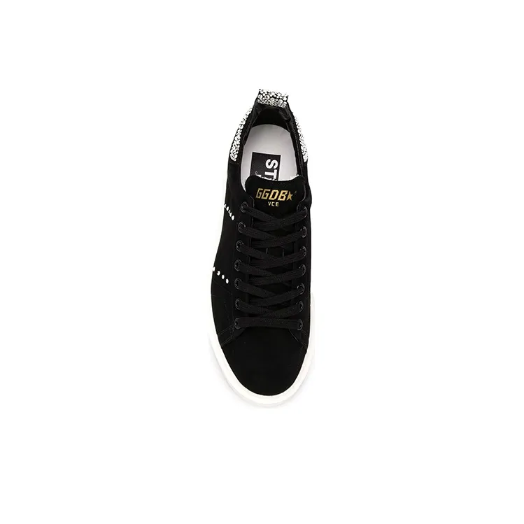 Golden Goose GGDB Starter Skateboard Shoes Women's Black-4