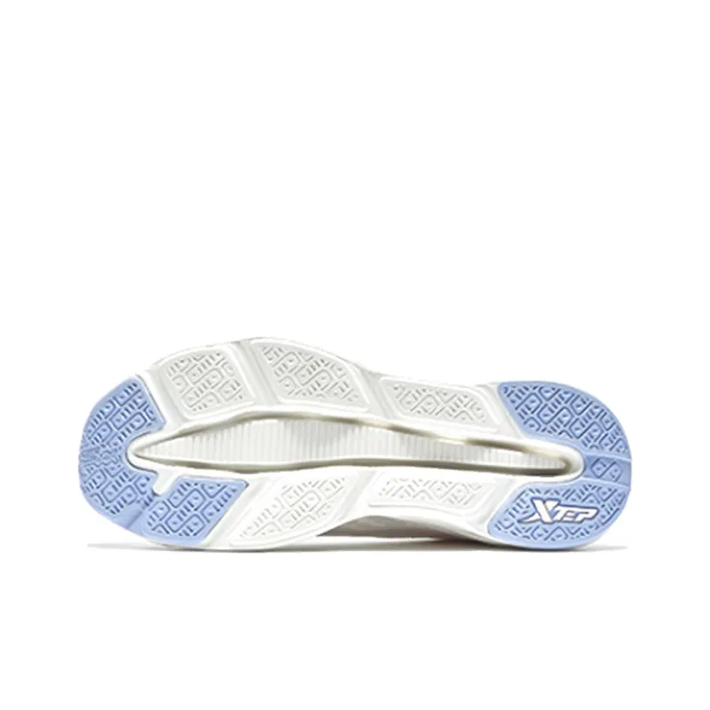 XTEP Cushioning Rotational Technology Breathable Low-Top Running Shoes Women's White Pink-4