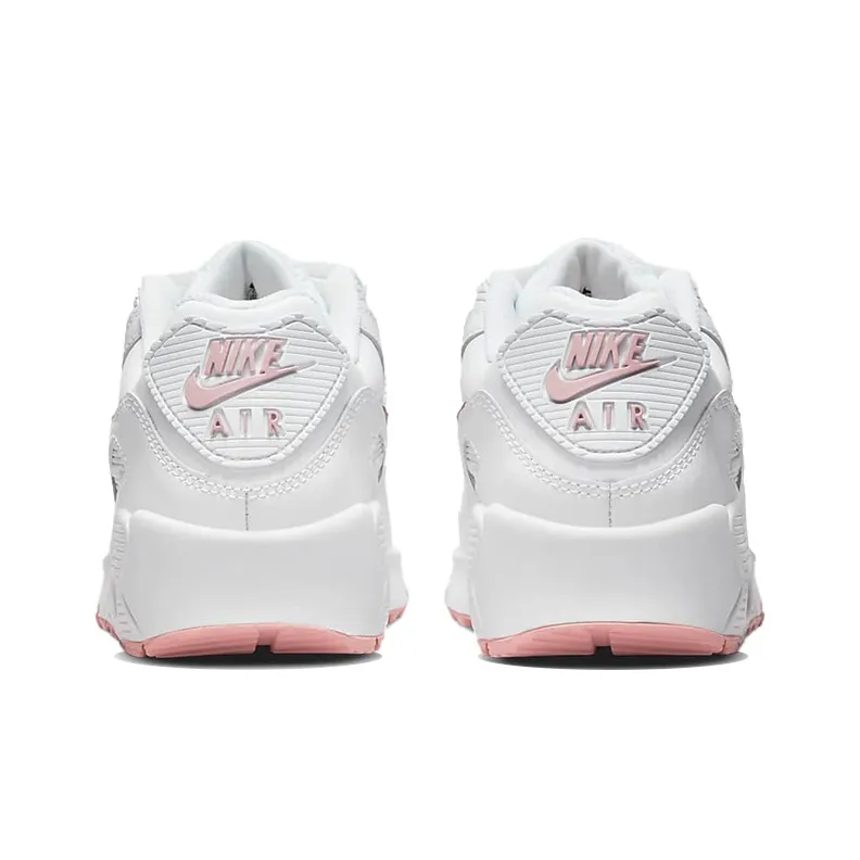 Nike Air Max 90 Leather 'White Pink Glaze' Gs-4