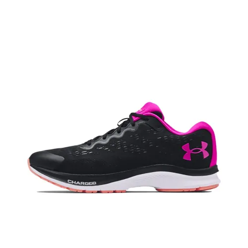 Under Armour Charged Bandit 6 Running Shoes Women's Low-Top Black/Plum Pink