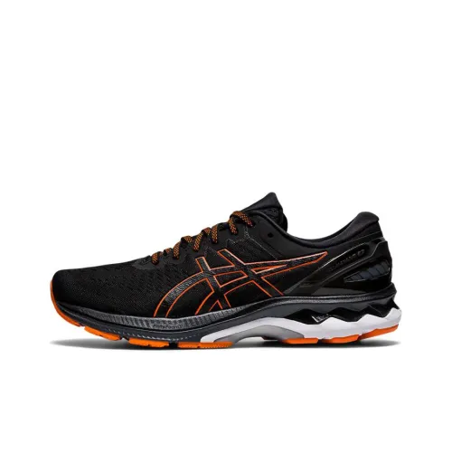 Asics Gel-Kayano 27 Running Shoes Men Low-Top Black/Orange