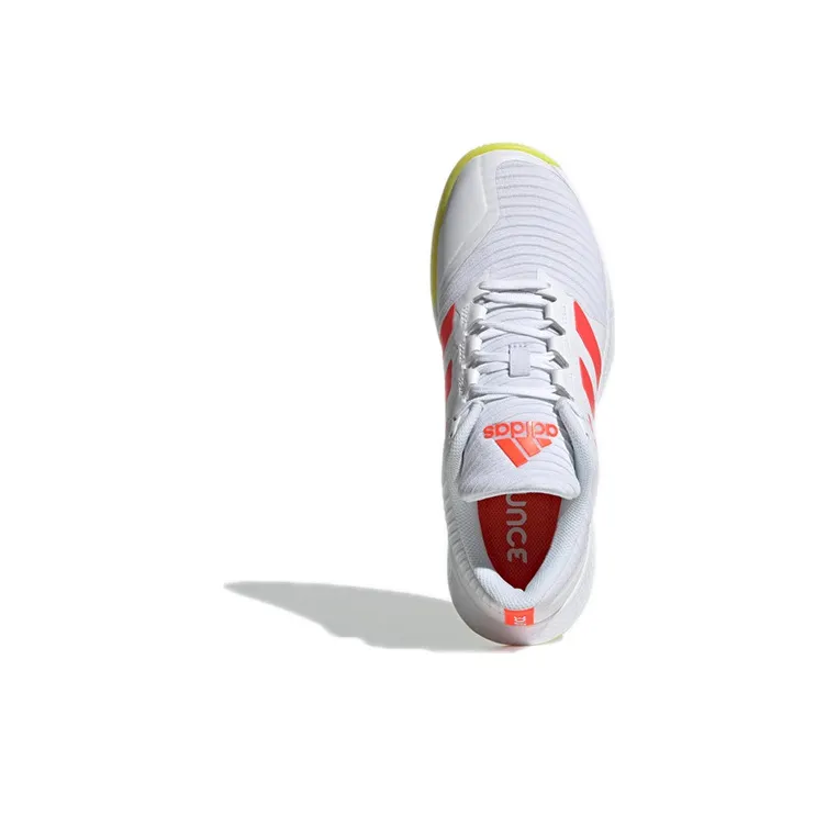 Adidas Forcebounce Wear-resistant And Lightweight Low-Top Running Shoes Women's White Orange Black-4