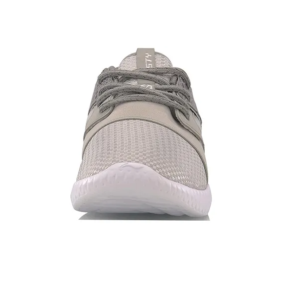 LiNing Hacker Breathable And Lightweight Low Top Running Shoes Women's Gray-3