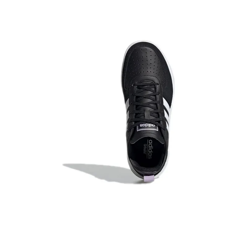 Adidas Court 80s Core Black Cloud White Purple Tint Women's-4