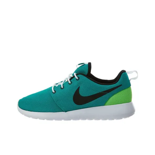 Nike Roshe One Running Shoes Men Low-Top Green/Black