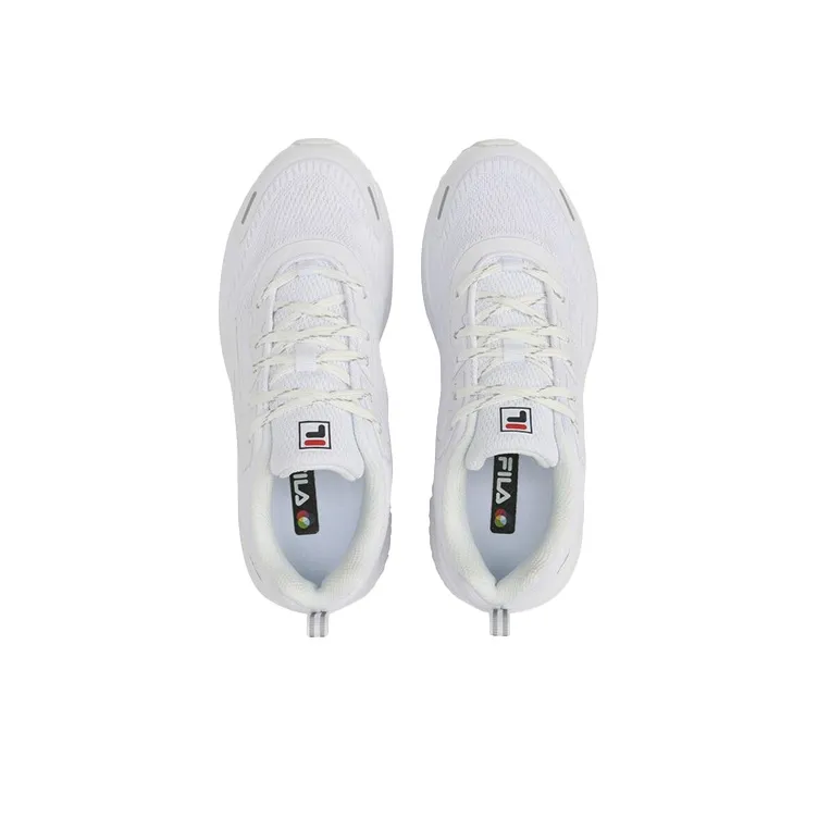 FILA RGB Fuse Slip Resistant, Abrasion Resistant, Breathable Low Top Running Shoes Unisex White Korean Style-2