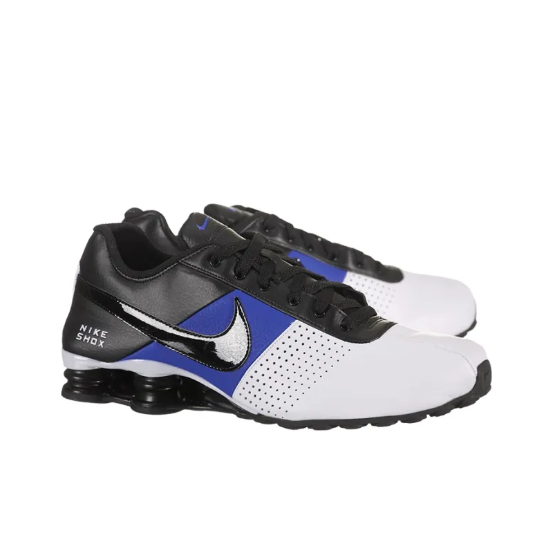 Nike Shox Deliver Coverage Breathable Slip Resistant Cushioning Wear Resistant Low Top Running Shoes Men's Blue Black-1