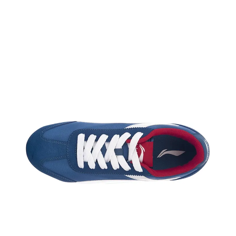 LiNing Low-Top Running Shoes Unisex Blue White Red-2
