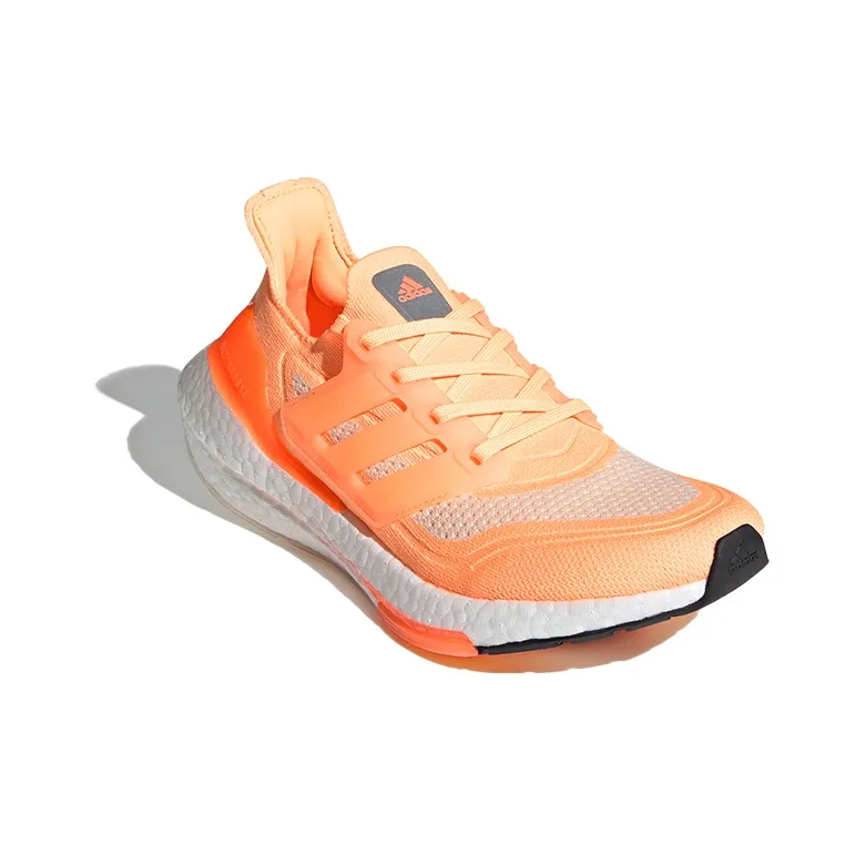 Adidas Ultra Boost 21 White Acid Orange Women's-2