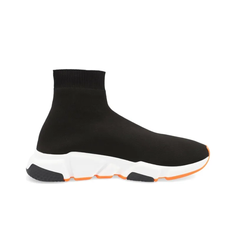 Balenciaga Speed Trainer Black Fluo Orange Sole-1