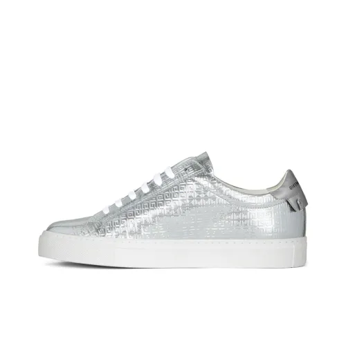 Givenchy Urban Skateboard Shoes Women's Low-Top Silver