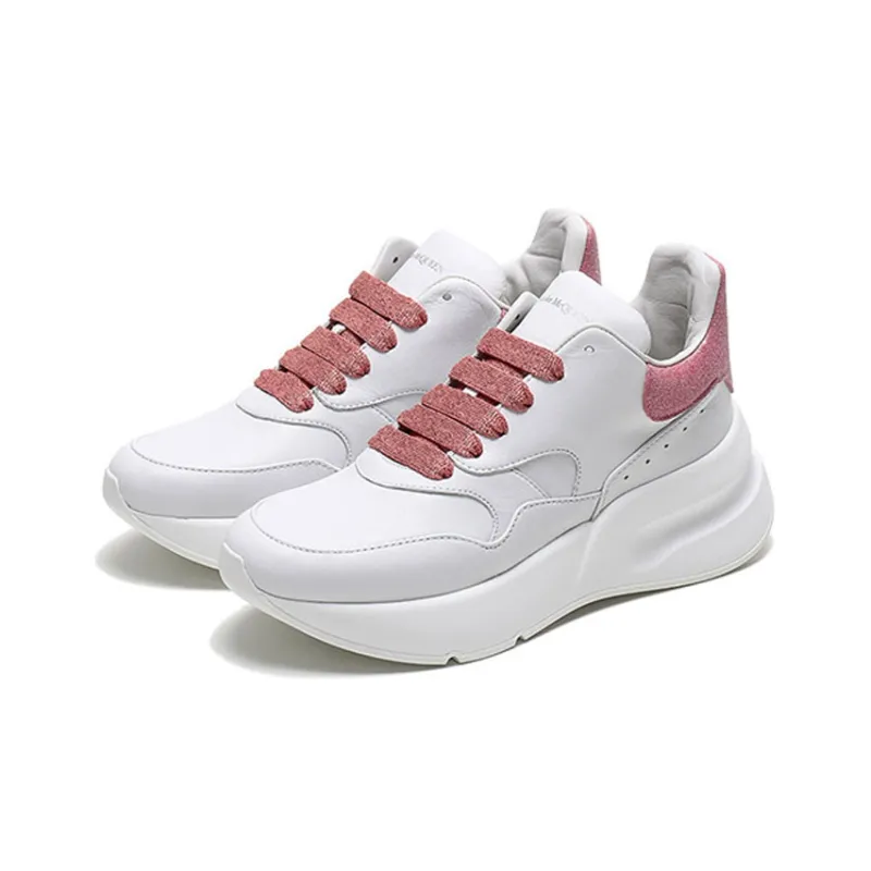 Alexander McQueen Sprint Runner Shoes 'White Pink' Women's-2