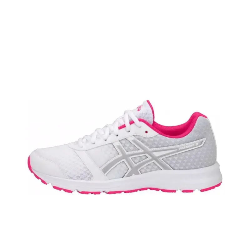 Asics Patriot Wear-resistant And Lightweight Low-Top Running Shoes Women's White Purple-0