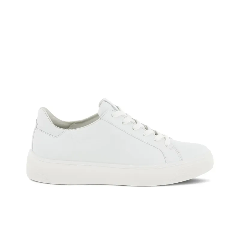 Ecco Skateboard Shoes Women's Low Top White-1
