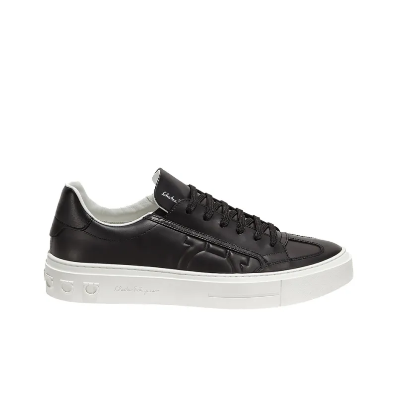 FERRAGAMO Textured Gancio Sneakers-1