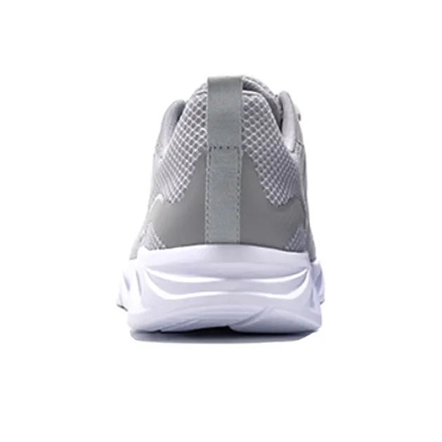 XTEP Feather Anti Slip Wear Resistant Low Top Running Shoes Men's Gray-2