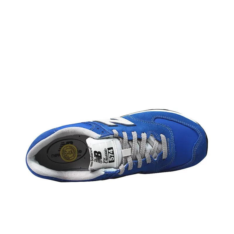 New Balance NB 574 Cushioned Slip-Resistant Abrasion-Resistant Breathable Low-Top Casual Running Shoes Unisex Aqua Blue-2