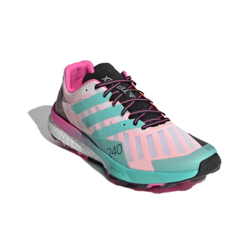Adidas Terrex Speed Ultra Trail Acid Mint Screaming Pink Women's-2