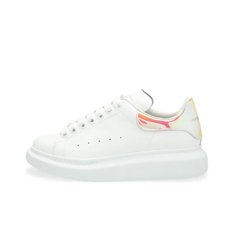 Alexander McQueen Oversized Sneakers 'White Orange' Women's-0