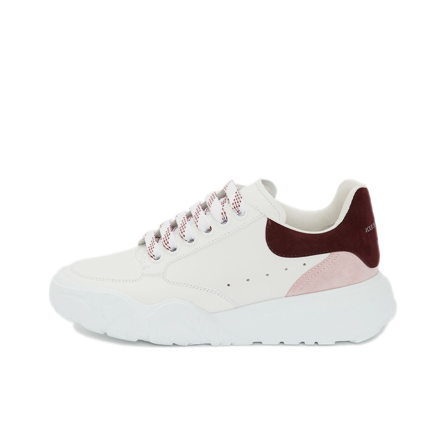 Alexander mcqueen burgundy trainers on sale