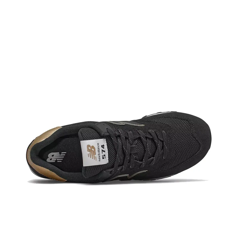 New Balance 574v2 Black Citra Yellow-2