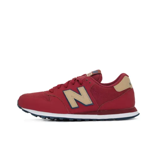 New Balance NB 500 Running Shoes Men Low-Top Red