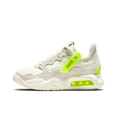 Jordan MA2 Running Shoes Women's Low-Top Off White/Yellow