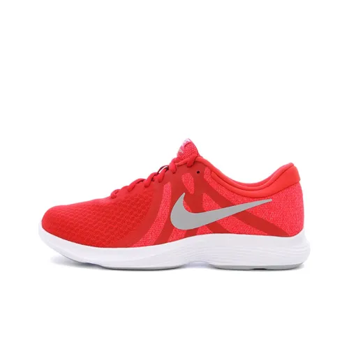 Nike REVOLUTION 4 Running Shoes Men Low-Top Red/Gray