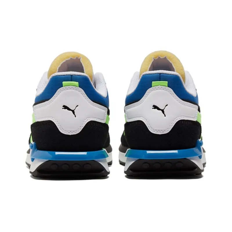 PUMA City Rider 'Electric Black Green Glare'-4