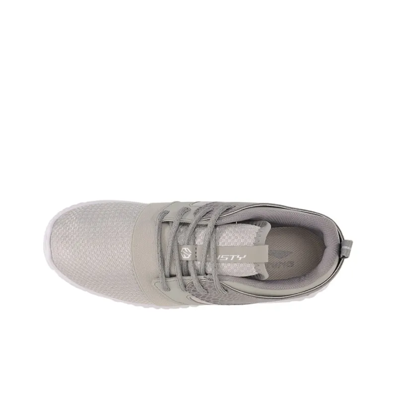 LiNing Hacker Breathable And Lightweight Low Top Running Shoes Women's Gray-4