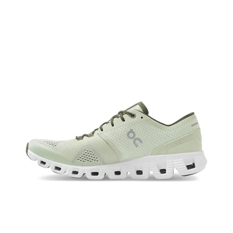On Cloud X 1 Breathable Cushioning Low Top Running Shoes Men's Green-0