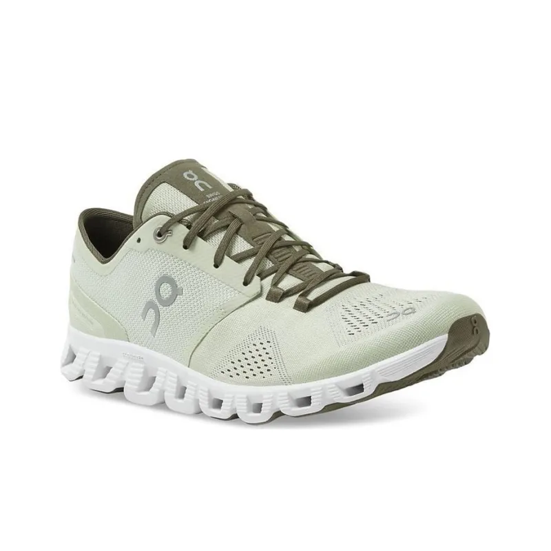On Cloud X 1 Breathable Cushioning Low Top Running Shoes Men's Green-2