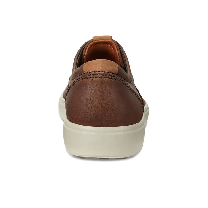 Ecco Soft 7 Skateboard Shoes Men Low-Top Brown-3