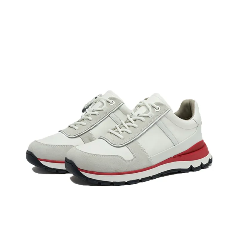 Clarks Wear Resistant Low Top Running Shoes Men's White-2