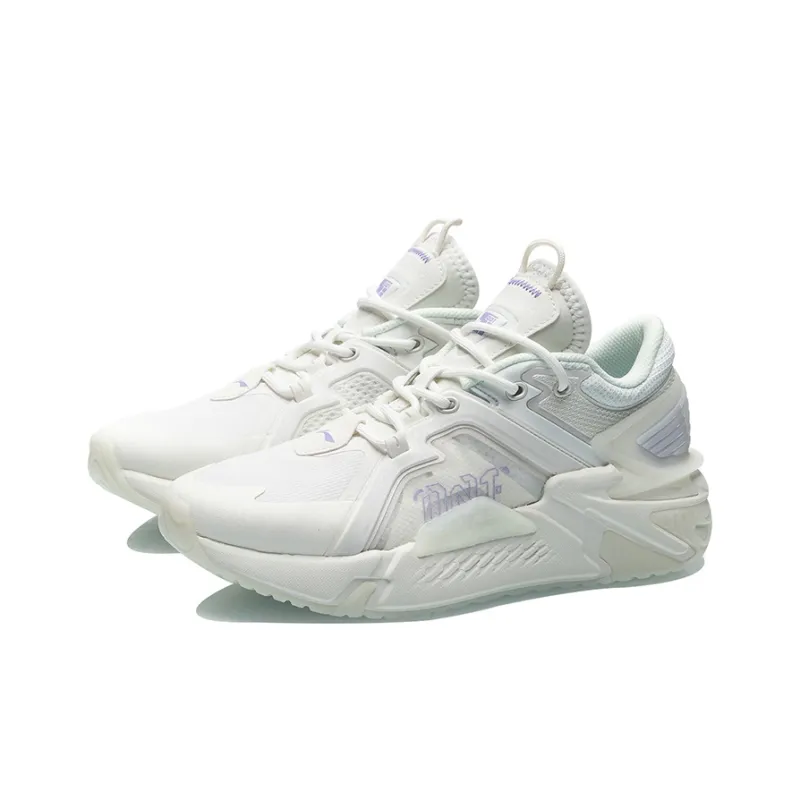 LiNing 001 Ti Low Top Running Shoes Women's Ecru-2
