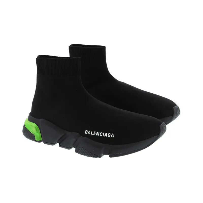 Balenciaga Speed Trainer 'Clear Sole Black Fluo Yellow' Women's-3