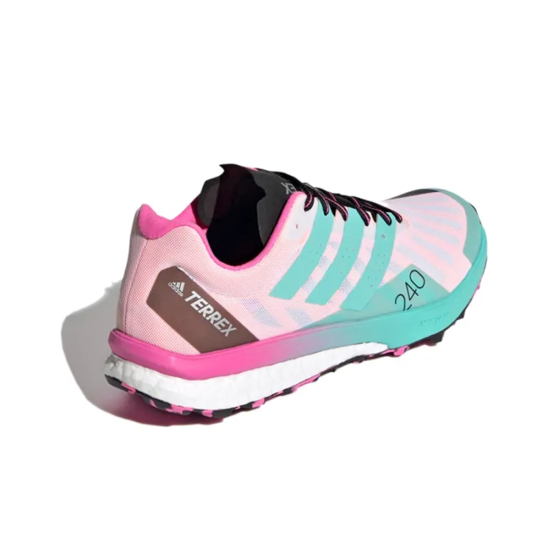 Adidas Terrex Speed Ultra Trail Acid Mint Screaming Pink Women's-3