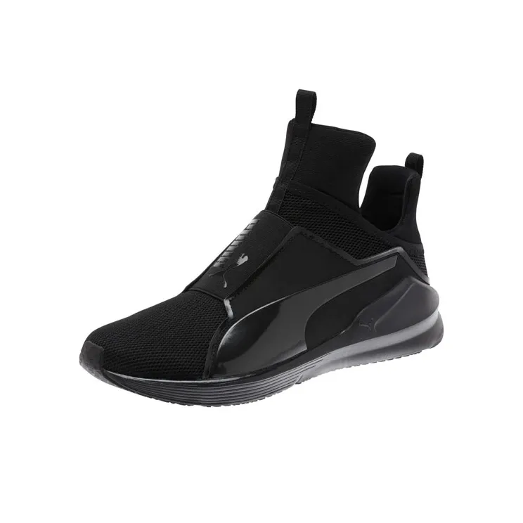 PUMA Fierce Core Wear-Resistant Slip-Resistant Low-Top Running Shoes Men's Black-2